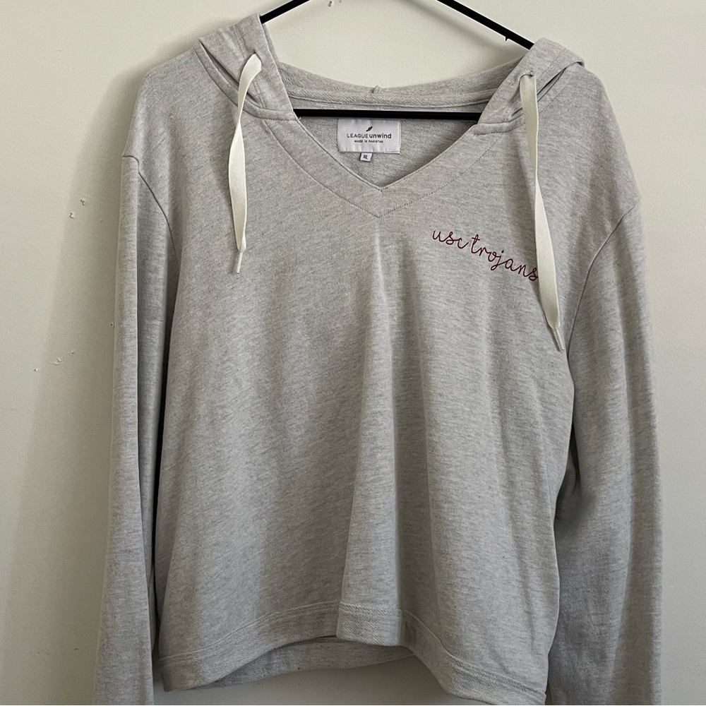 USC Trojans Cropped Hoodie